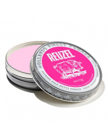 Reuzel Pink Extreme Hold Pomade for BCA - 4oz